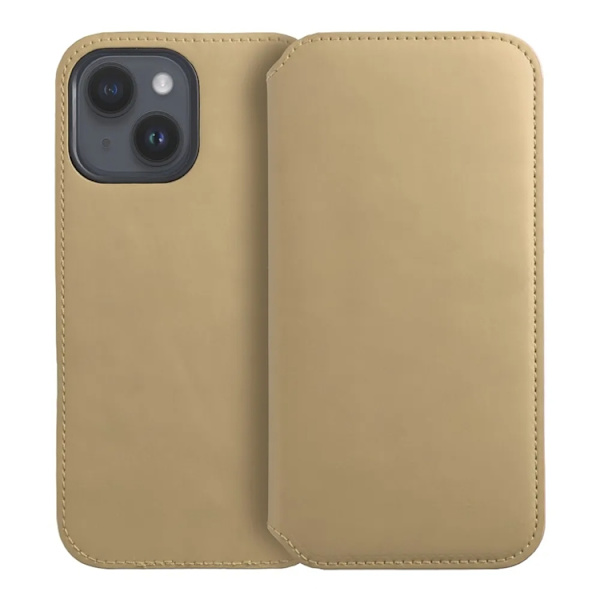 iPhone 17 Pro Max Plånboksfodral Dual Pocket - Guld Guld