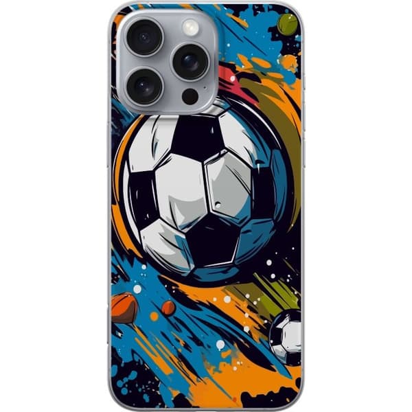 Mobilskal till Apple iPhone 16 Pro Max med Fotbollar