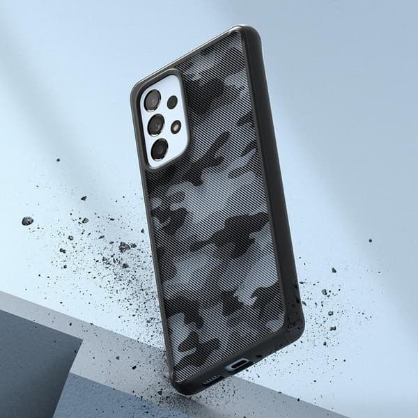 Ringke Fusion Matte Cover Galaxy A73 - Sort Svart