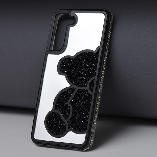 Telefontaske til Galaxy A55 5G Bamse - Sort Black