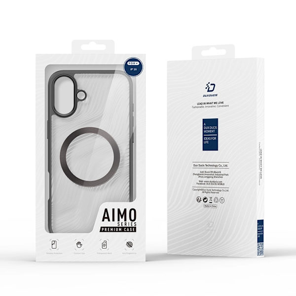 Dux Ducis Telefontaske til iPhone 16 Magsafe Aimo - Sort Black