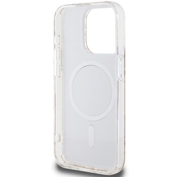 Guess iPhone 15 Pro Mobilskal Magsafe IML GCube - Brun Brun