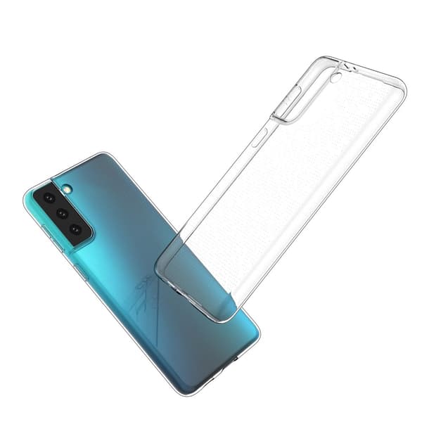 TPU-kuori Samsung Galaxy S21 Plus - läpinäkyvä Transparent