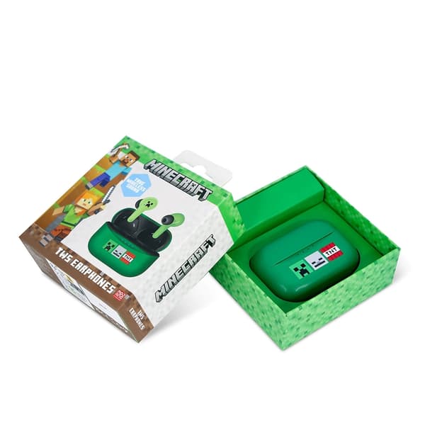 MINECRAFT TWS In-Ear Hovedtelefoner - Grøn Grön