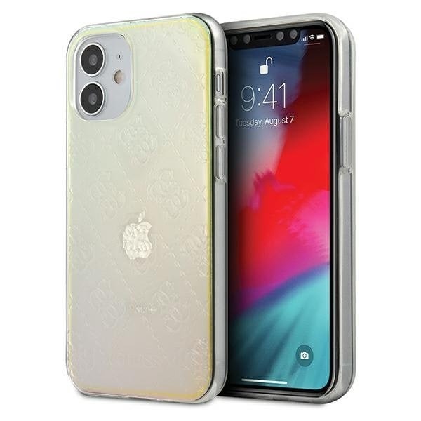 Guess Skal iPhone 12 mini 3D Pattern Collection - Iridescent