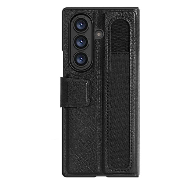 Nillkin Galaxy Z Fold 7 Plånboksfodral Kickstand - Svart Svart