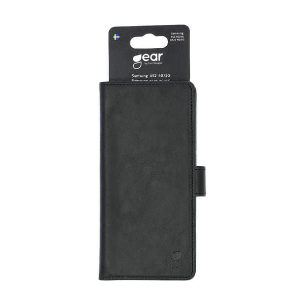 GEAR Galaxy A52 4G/5G Plånboksfodral - Svart Svart