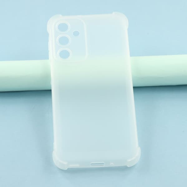 Samsung Galaxy A35 5G Skal TPU Matt Skydd - Transparent Vit