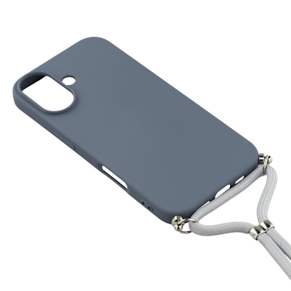 Mobilskal till iPhone 17 Med Axelrem - Lavender Grå Grå