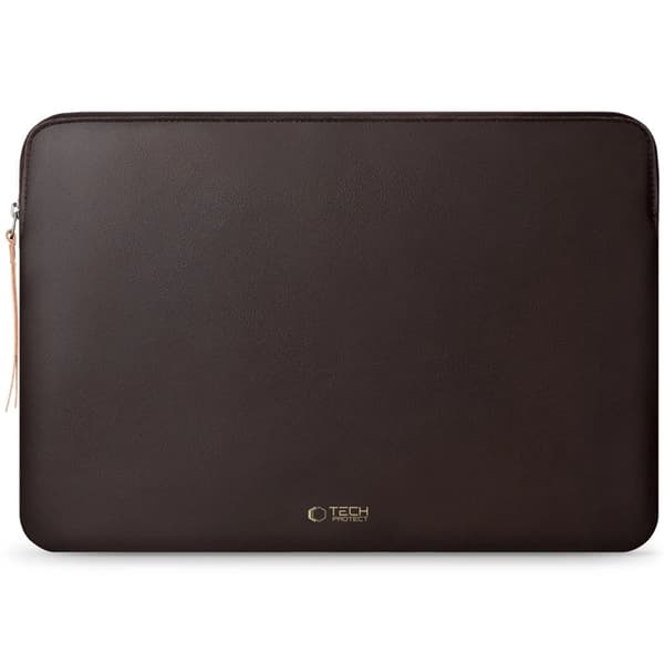 Tech-Protect taske til bærbar computer (13-14") Fleece - Chokolade Brun