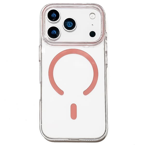 Mobilskal till iPhone 17 Pro Max MagSafe TPU + PC - Rosa Rosa