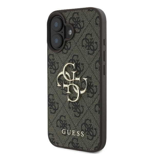 Guess Mobilskal till iPhone 16 4G Big Logo - Brun Brun