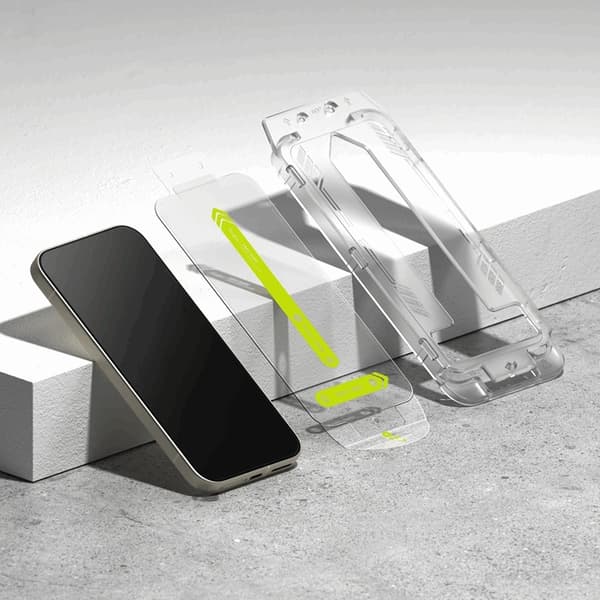 Ringke [2-Pack] Google Pixel 9a Härdat Glas Skärmskydd Easy Slide - Clear Transparent
