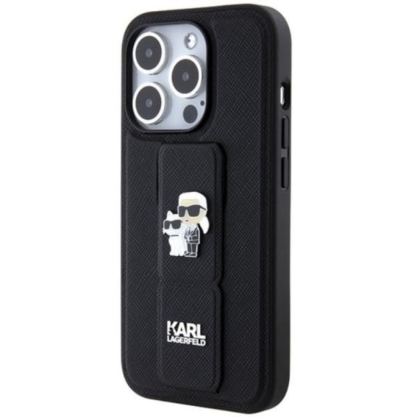 KARL LAGERFELD iPhone 13 Pro Max Mobilskal Gripstand Saffiano Pins