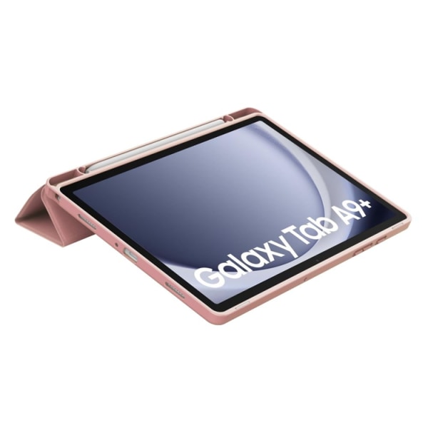 Tech-Protect Galaxy Tab A9 Plus -kotelo Smart SC -kynä - vaaleanpunainen