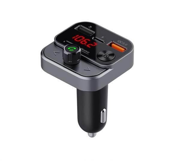FM MP3-Sändare Bluetooth 5.0 + USB-A/Typ C 30W ART FM-84B Svart
