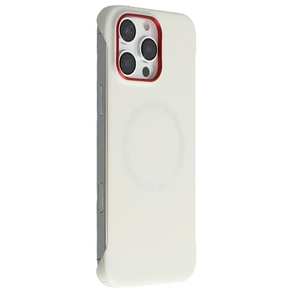 X-LEVEL Mobilskal till iPhone 16 Pro Magnetiskt PC + Metall Vit