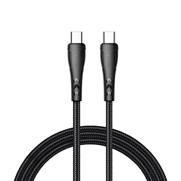 MCDODO USB-C - USB-C Kabel 1.2m Fast - Svart Svart