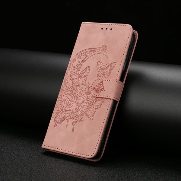 Samsung Galaxy S26 Edge Plånboksfodral Konstläder Ställ - Roséguld