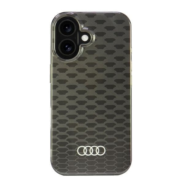 Audi Telefontaske til iPhone 16 MagSafe IML Stitching - Sort Black