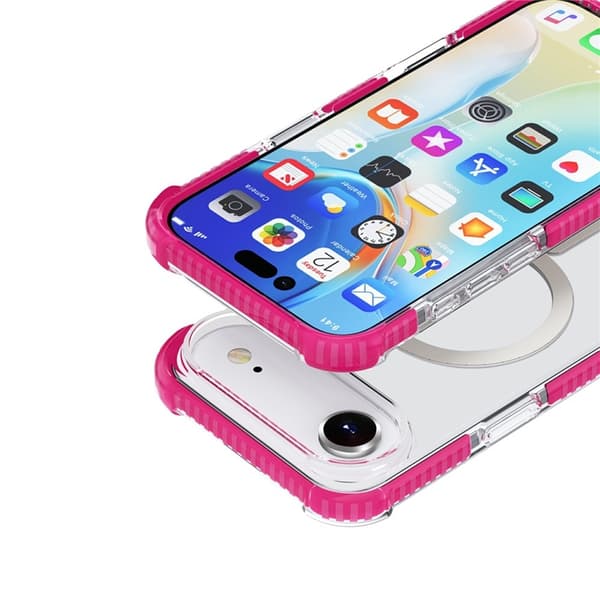 Mobilskal till iPhone Air MagSafe Förstärkta Hörn Acrylic - Rosa Rosa