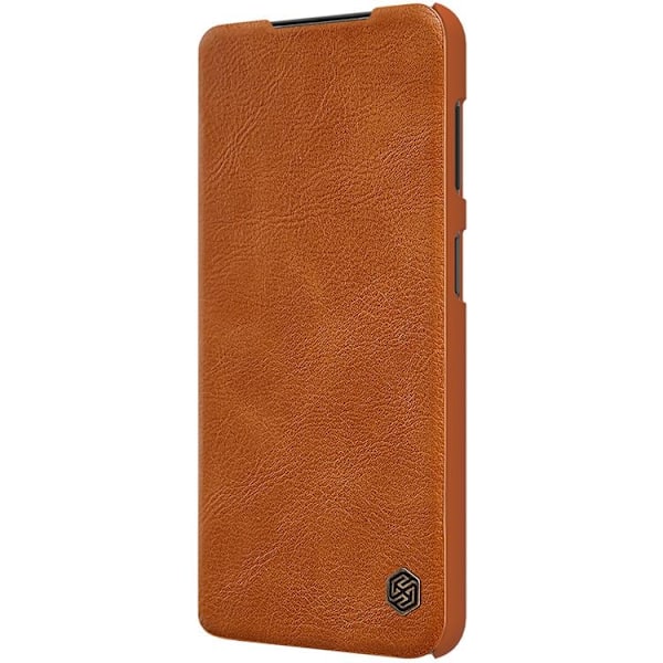 Nillkin Galaxy A13 5G Fodral Qin läder Holster - Brun