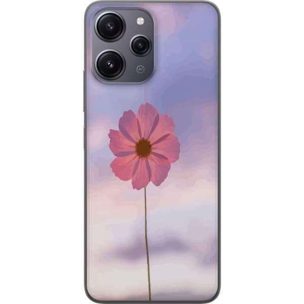 Mobilskal till Xiaomi Redmi 12 med Rosa blomma