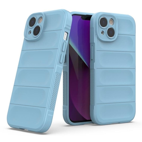 iPhone 14 Plus -kuori Magic Shield Flexible Armored - Vaaleansininen Blå