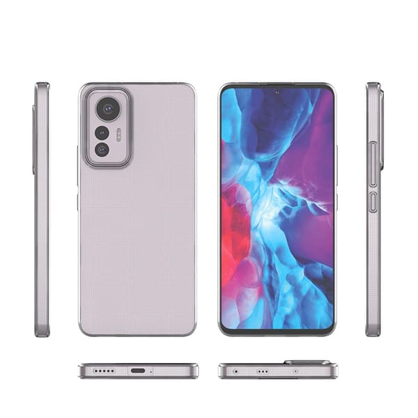 Xiaomi 12 Lite Skal Ultra Clear 0.5mm Thin - Transparent Transparent
