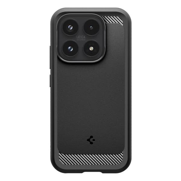 Spigen Mobilcover til Xiaomi 17 Rugged Armor - Mat Sort Svart