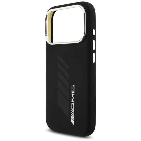 AMG Mobilskal till iPhone 17 Pro MagSafe Silikon Oversize Rhombs - Svart Svart