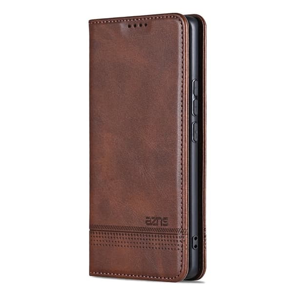 AZNS Xiaomi 15 Plånboksfodral Konstläder - Brun