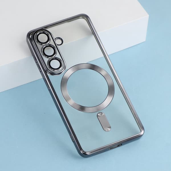 X-Level Mobilskal för Samsung Galaxy S26 Plus Magnetiskt TPU Transparent - Grå