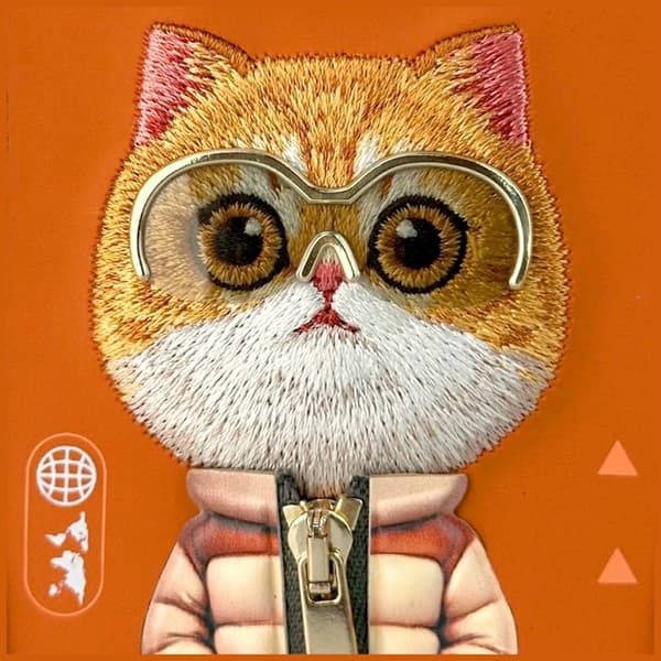 Nimmy Mobilcover til iPhone 17 Pro Cool&Cute 2.0 Kat Orange