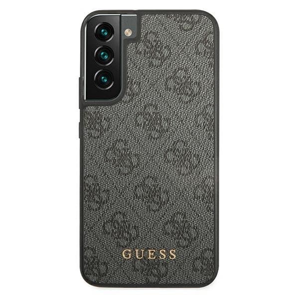 Guess Metall Gold Logo Skal Galaxy S22 - Grå Grey