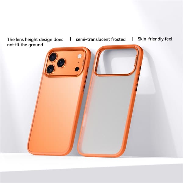 SULADA Mobilskal till iPhone 17 Pro Shockproof Matte - Orange Orange