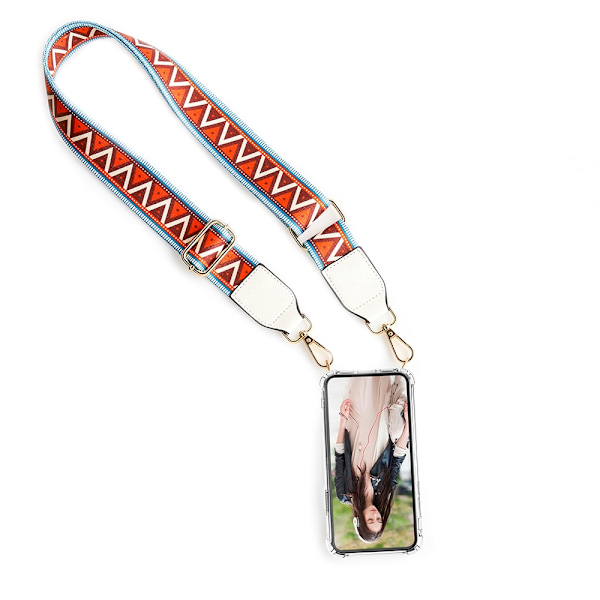 Boom Axelrem - Strap OrangeVIt White