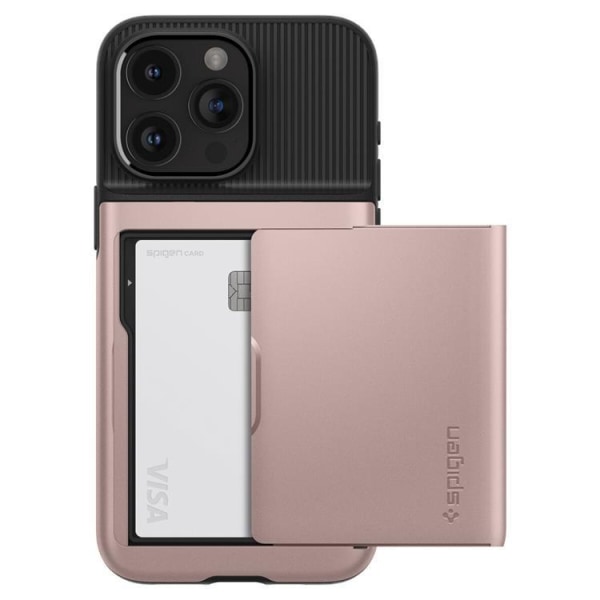 Spigen iPhone 15 Pro Max Mobilskal Slim Armor CS - Rosa