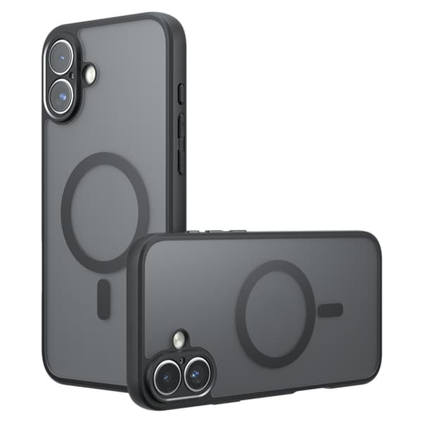 Mobilskal till iPhone 17 MagSafe TPU+PC Matte - Svart Svart