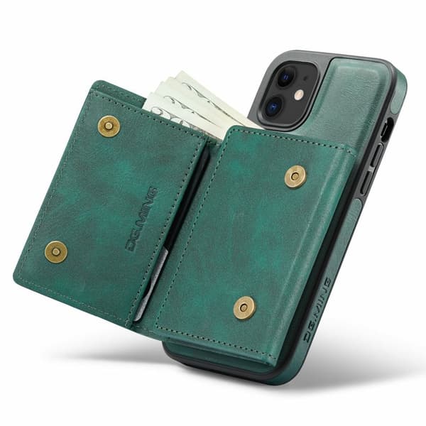 DG.MING M6 Series Mobilskal till iPhone 12/12 Pro Magnetiskt Grön