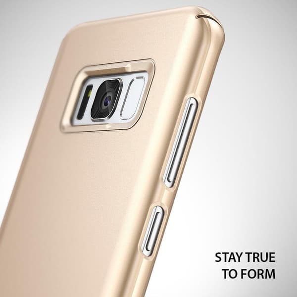 Holdbart Ringke Slim Taske til Samsung Galaxy S8 Plus - Guld Guld
