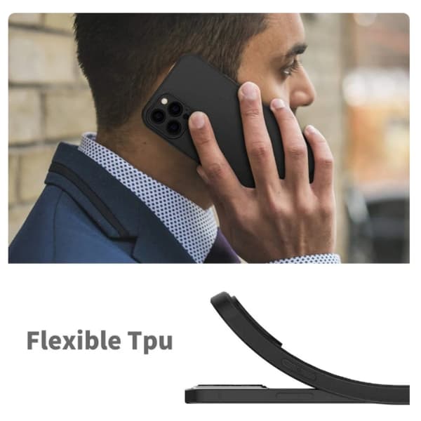Telefontaske til iPhone X/XS TPU Slim - Hvid Vit