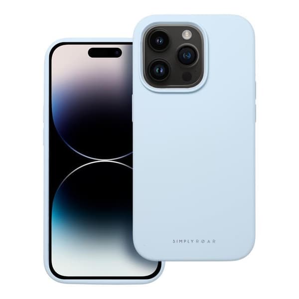 Roar Mobilskal till iPhone 16 Pro Cloud Skin - Ljusblå Blå