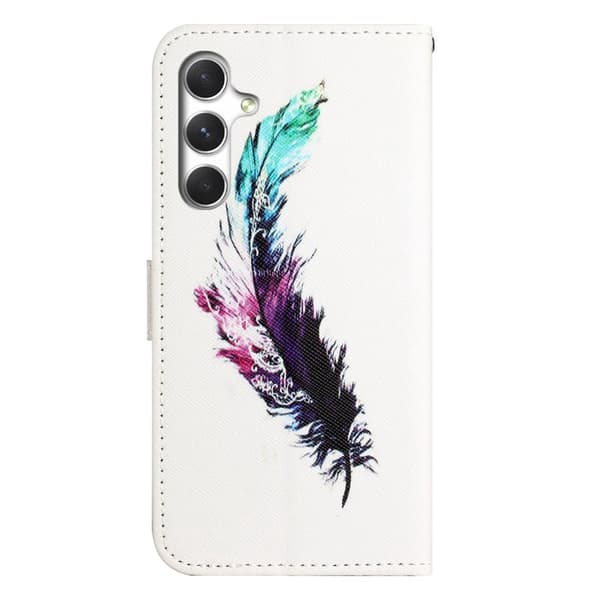 Plånboksfodral för Samsung Galaxy S26 Plus Konstläder - Fjäder
