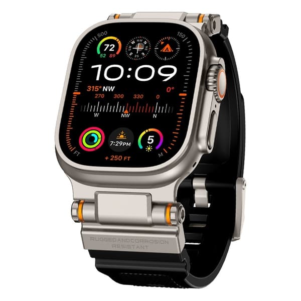 Apple Watch 42/44/45/46/49mm Armband Silikon - Blå Blå