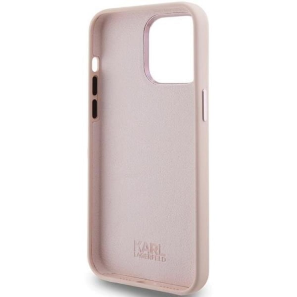 KARL LAGERFELD iPhone 15/14 Plus Mobilskal Silikon Metal Pin