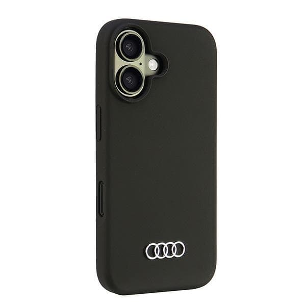 Audi Mobilskal till iPhone 16 Silikon - Svart Black