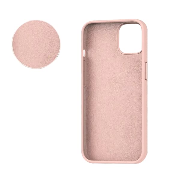 SiGN iPhone 14 Plus Skal Liquid Silicone - Sand Rosa Rosa