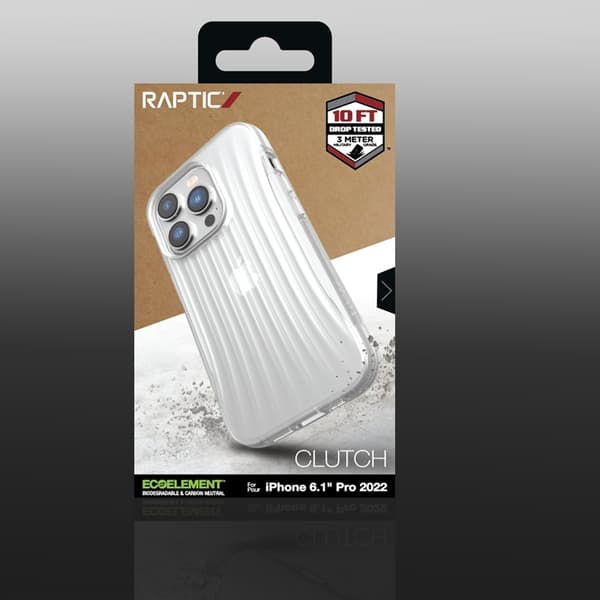 Raptic iPhone 14 Pro Skal Clutch - Transparent Transparent