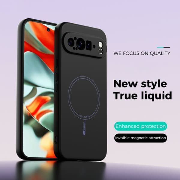 ABEEL Mobilskal till Google Pixel 9 Pro XL MagSafe Svart